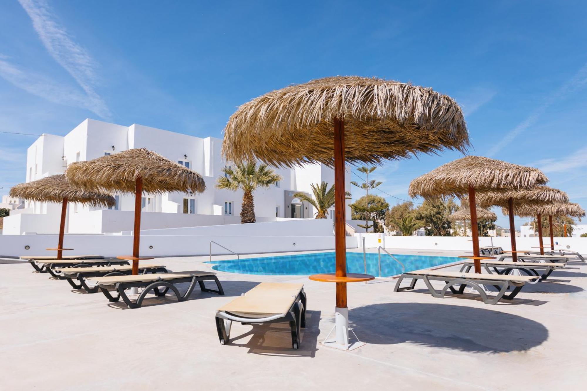 Nikos Hotel Karterádos Eksteriør bilde
