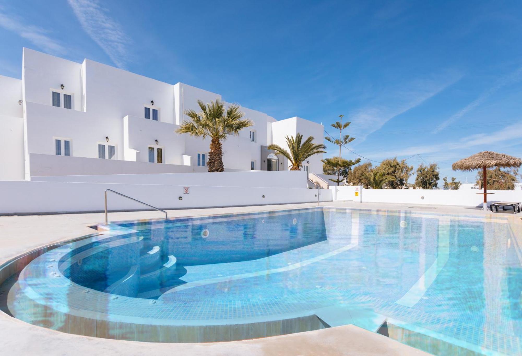 Nikos Hotel Karterádos Eksteriør bilde