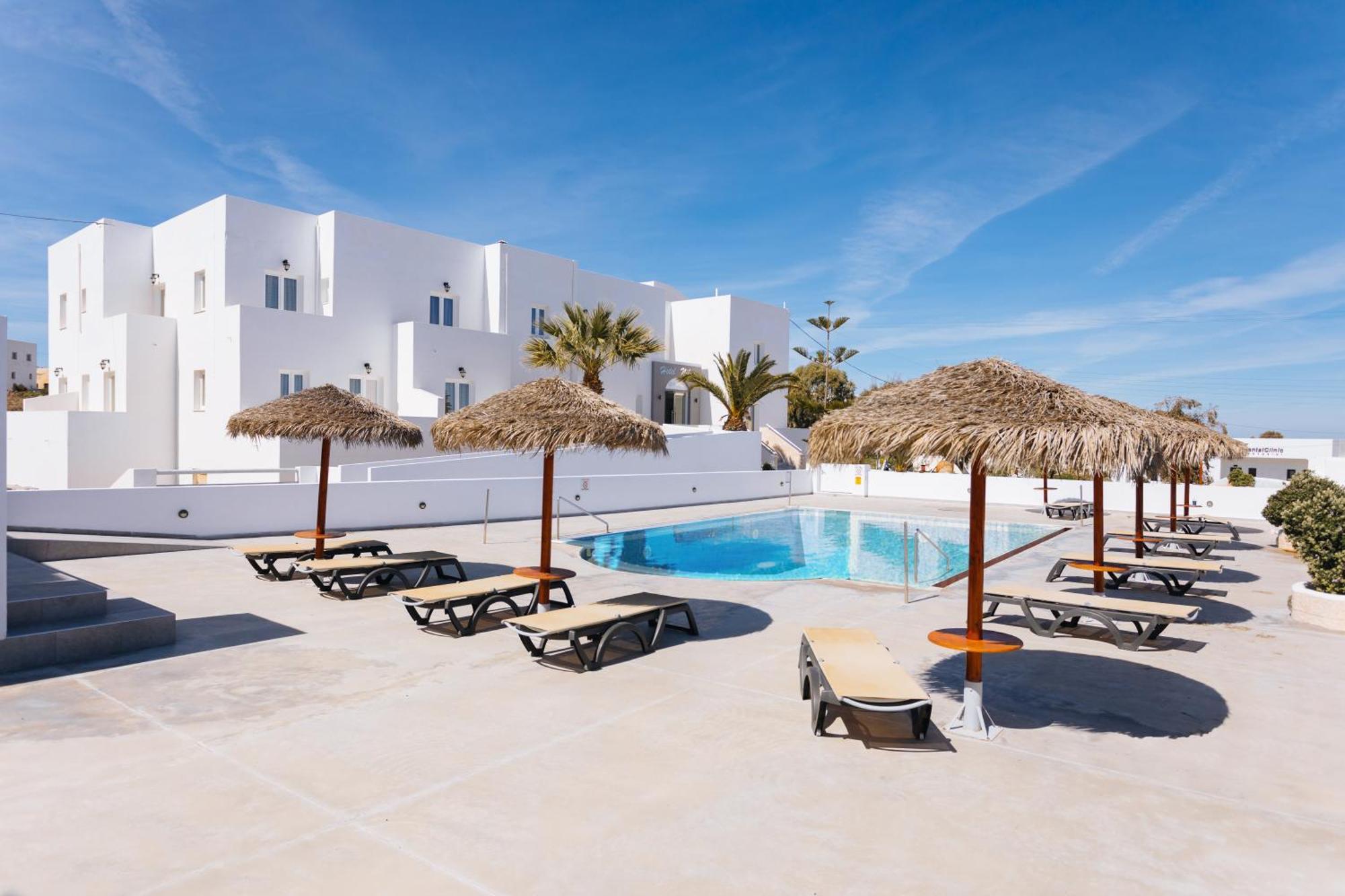 Nikos Hotel Karterádos Eksteriør bilde