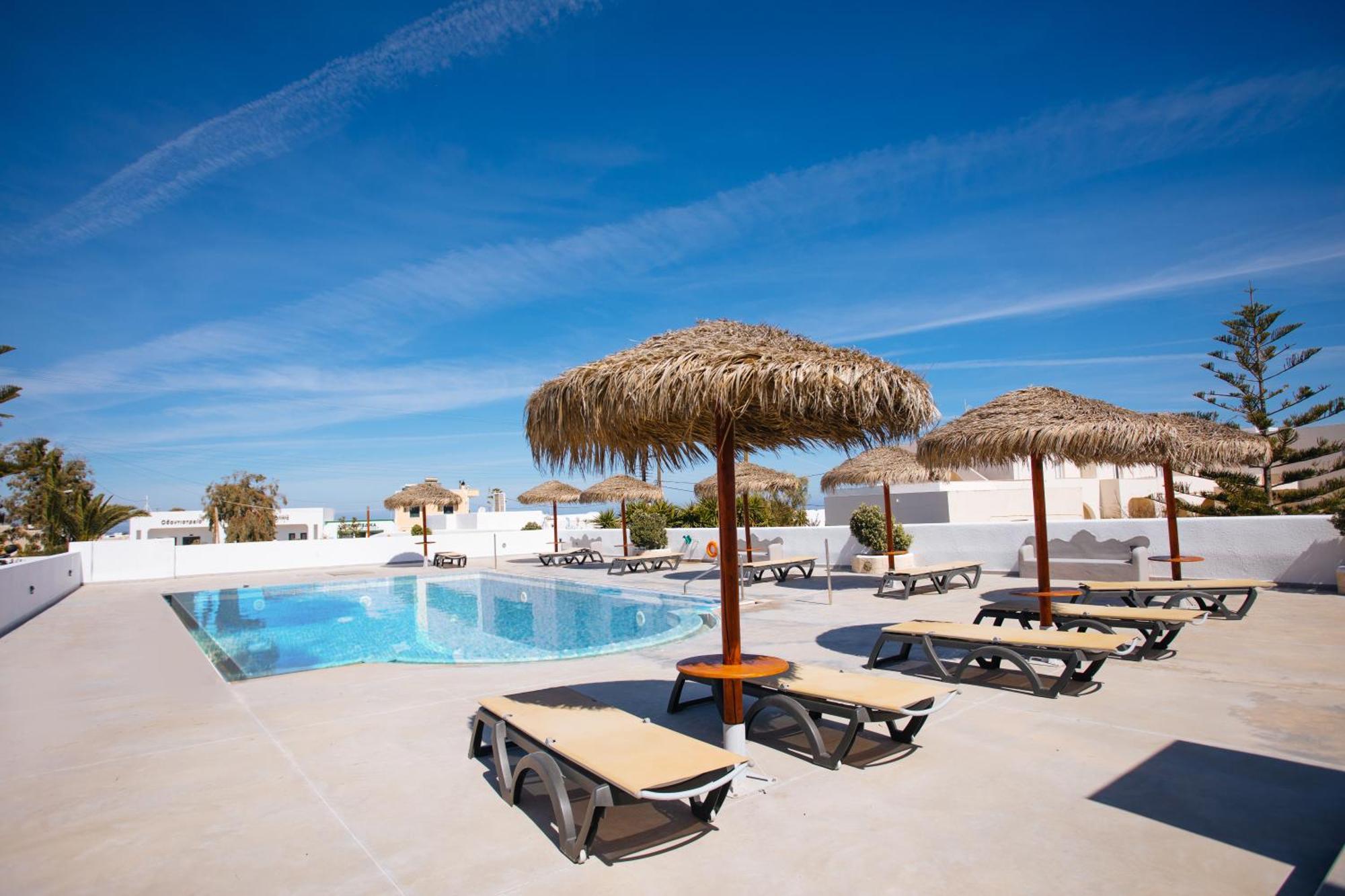 Nikos Hotel Karterádos Eksteriør bilde