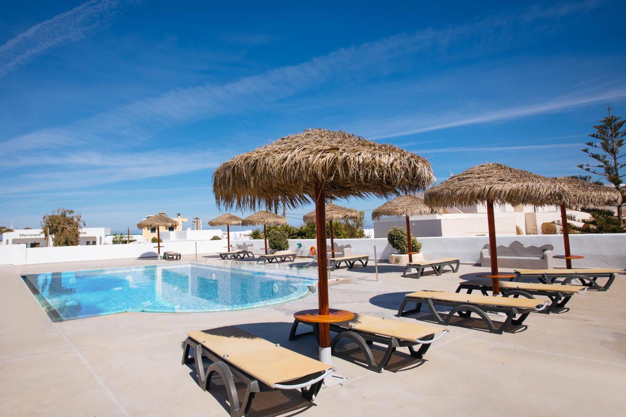 Nikos Hotel Karterádos Eksteriør bilde