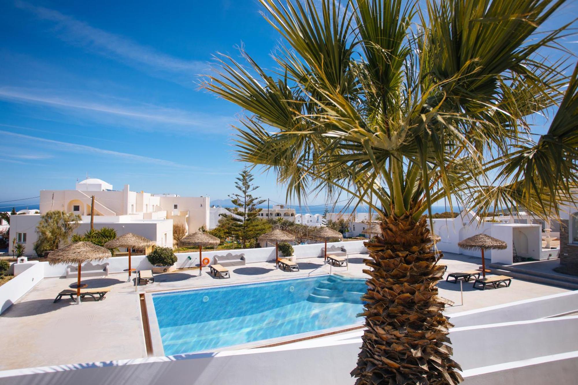 Nikos Hotel Karterádos Eksteriør bilde