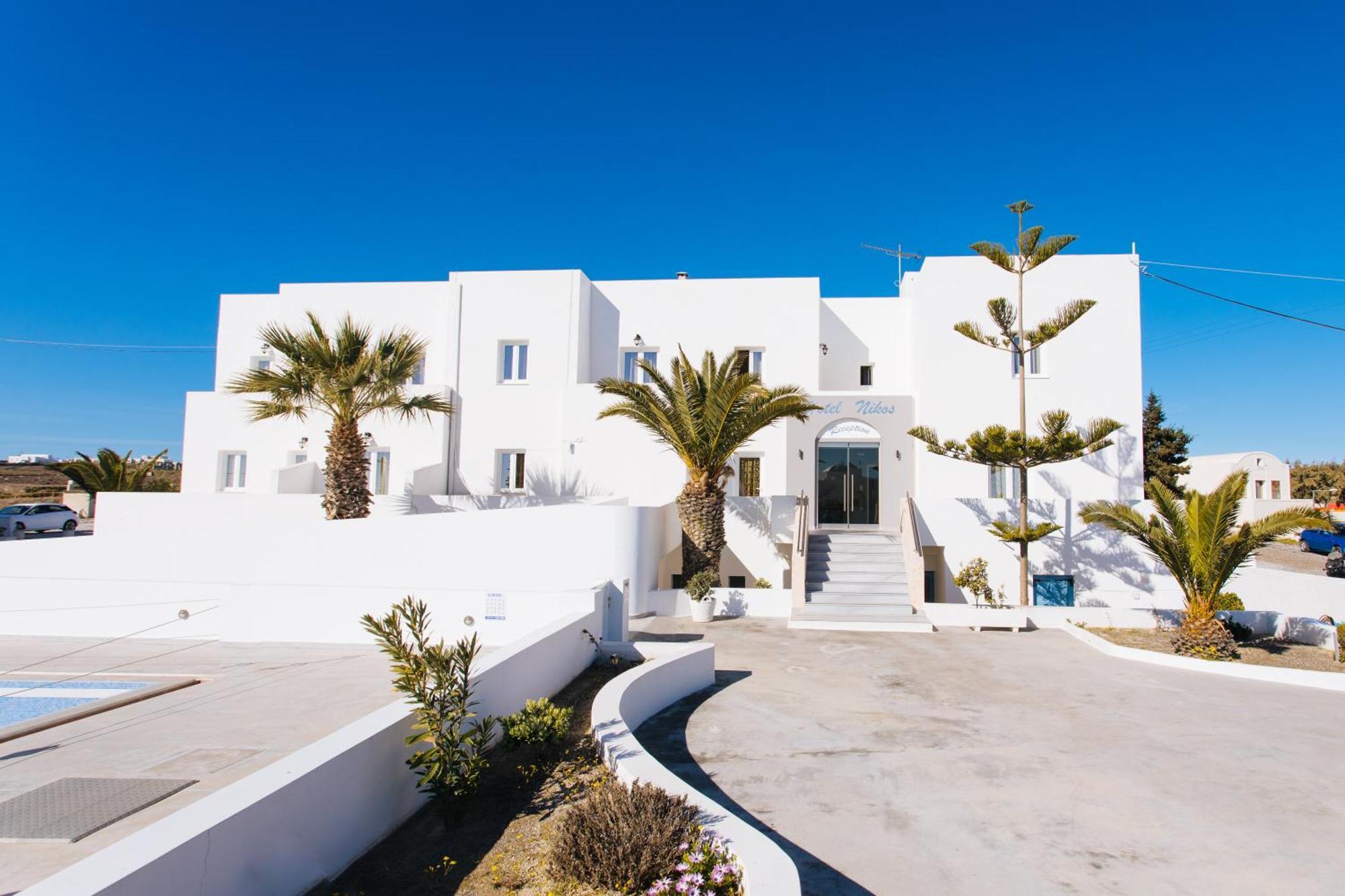 Nikos Hotel Karterádos Eksteriør bilde