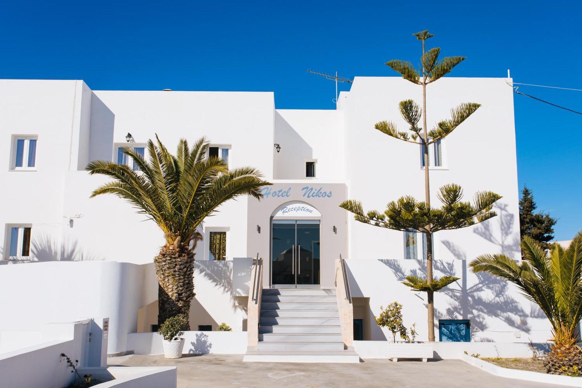 Nikos Hotel Karterádos Eksteriør bilde